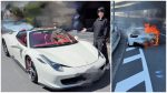 Ferrari fire Tokyo