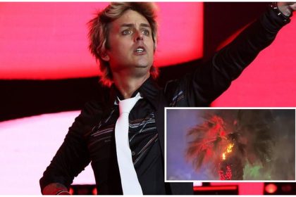 Green Day Coachella 2025 fire