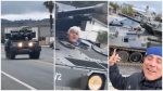 Jay Leno’s Tank Cruise in California