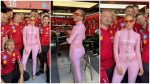 Jennifer Lopez at Saudi Arabia F1 Grand Prix Ferrari Paddock