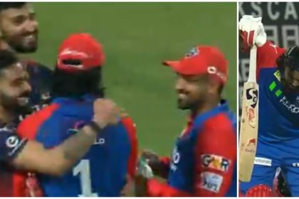 Kohli Rahul celebration