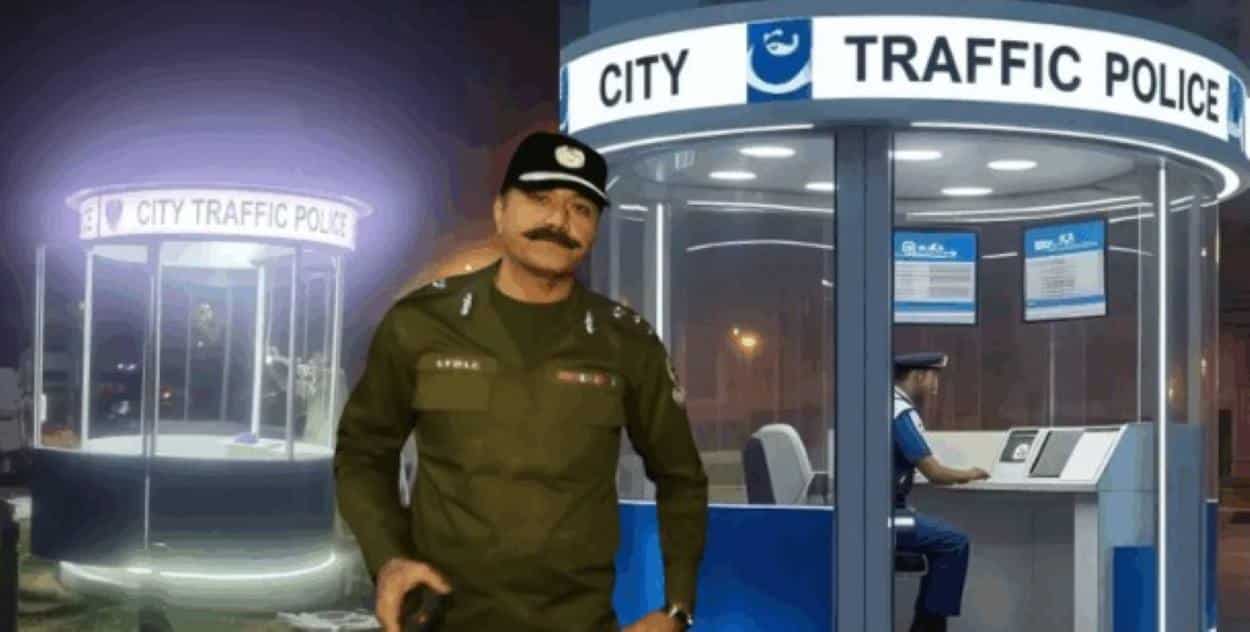 Lahore Traffic Police Kiosks