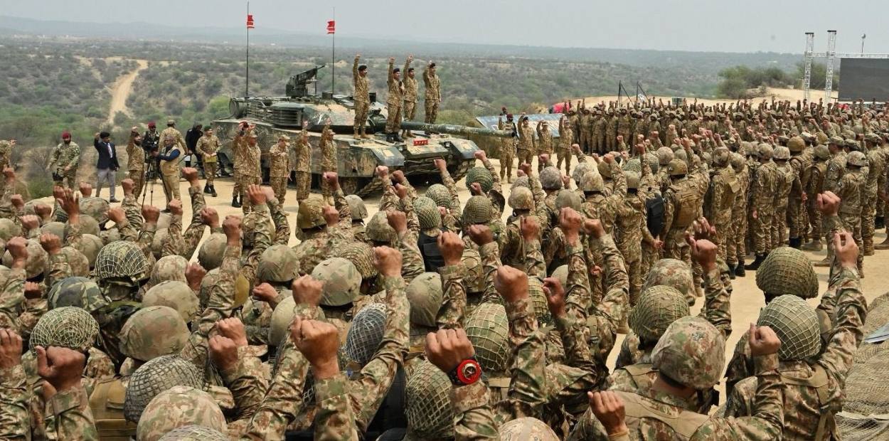 Pakistan military exercise