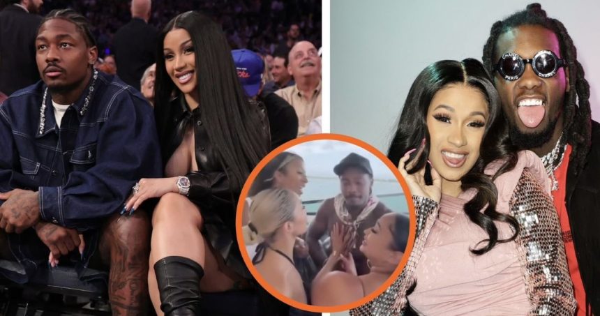 Cardi B Stefon Diggs viral video
