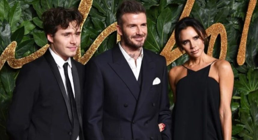 David Beckham and Brooklyn Beckham