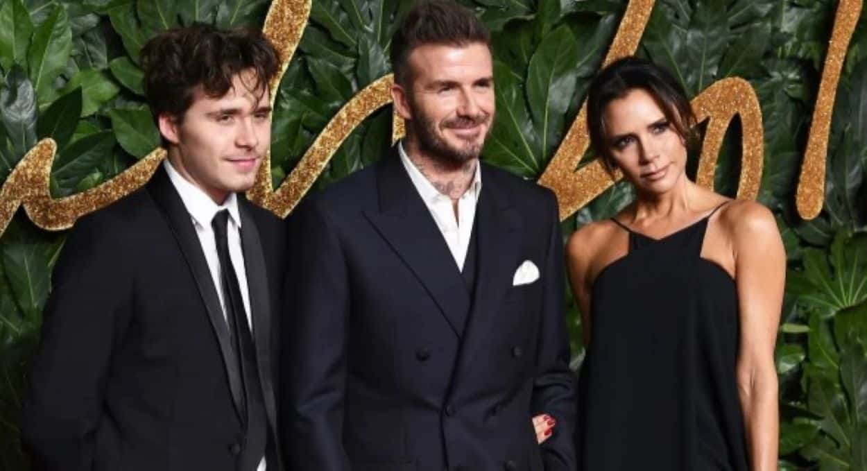 David Beckham and Brooklyn Beckham