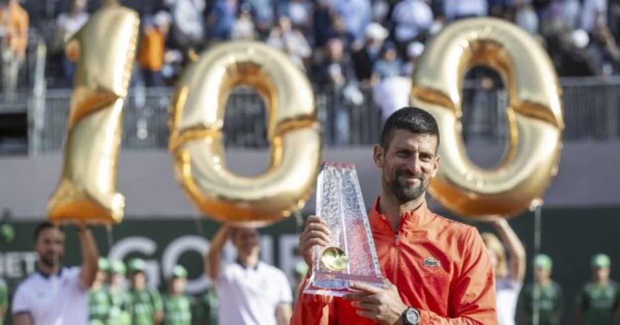 Djokovic 100th ATP title