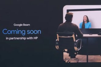 Google Beam 3D video