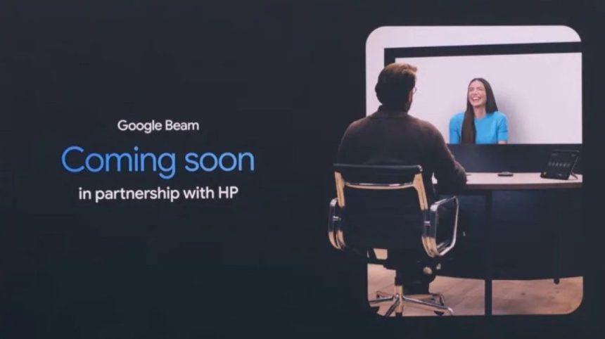 Google Beam 3D video