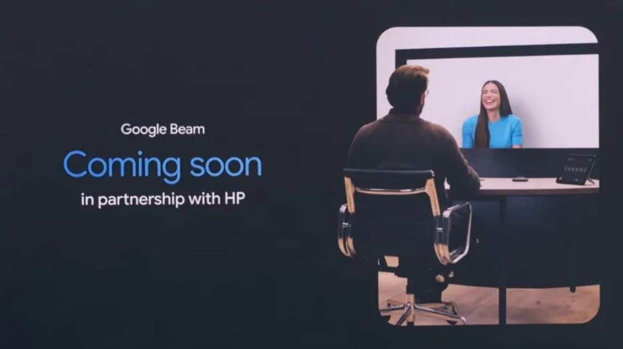 Google Beam 3D video
