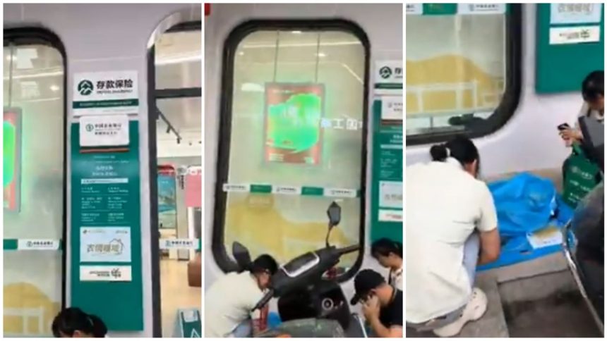 Chinese woman death Hunan bank