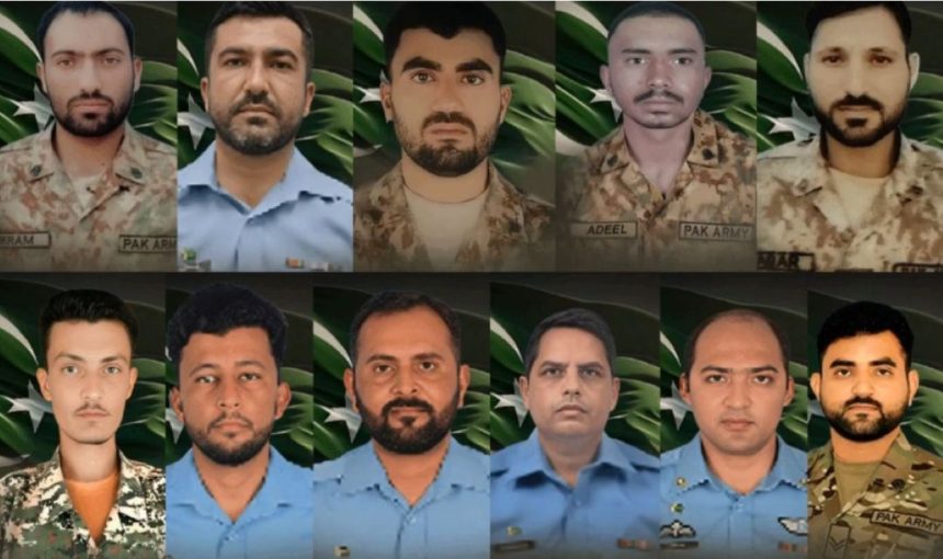 Pakistan martyrs 2025