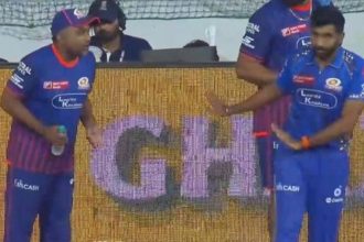 Jasprit Bumrah gesture IPL 2025