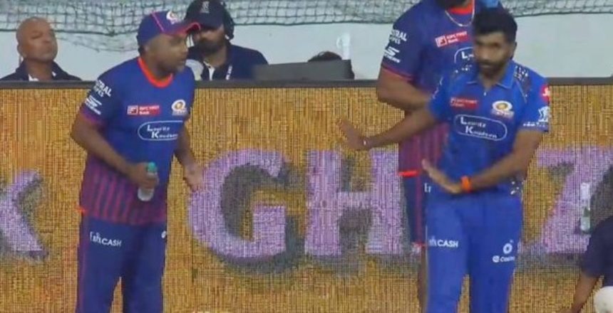 Jasprit Bumrah gesture IPL 2025