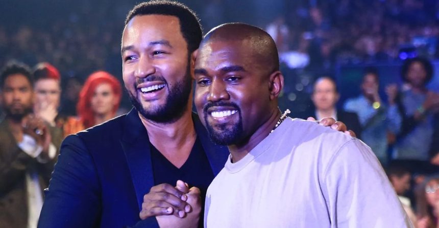 John Legend and Kanye West