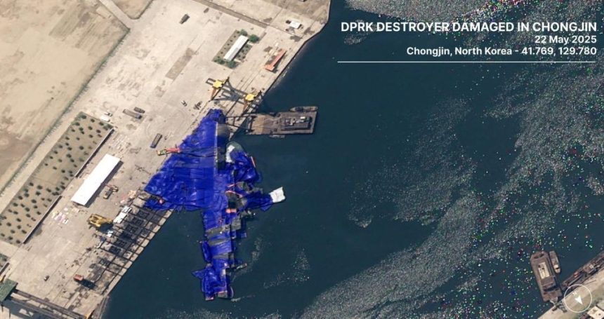 North Korea warship launch failure