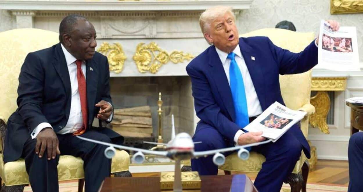Ramaphosa Trump Confrontation