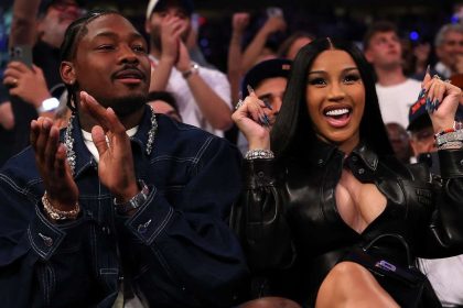Stefon Diggs and Cardi B
