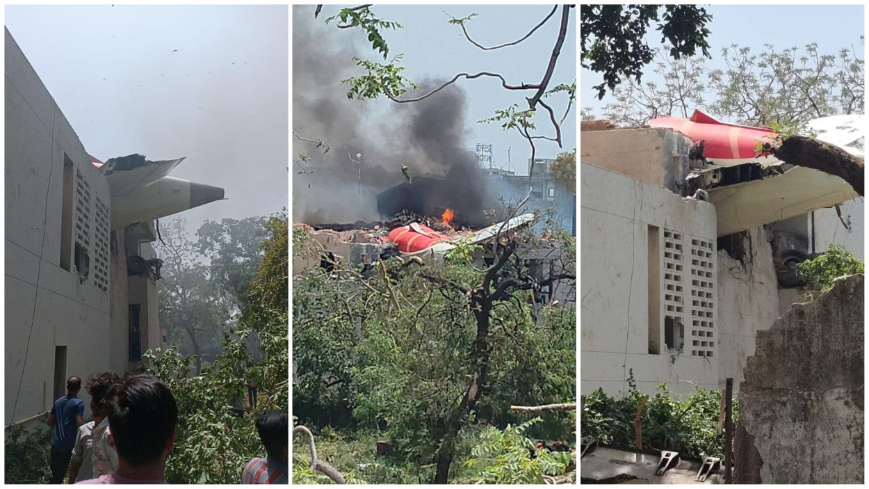 Air India crash in Ahmedabad today