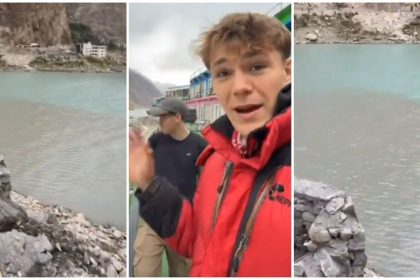 Hunza resort dumps waste and sewage into Attabad Lake.