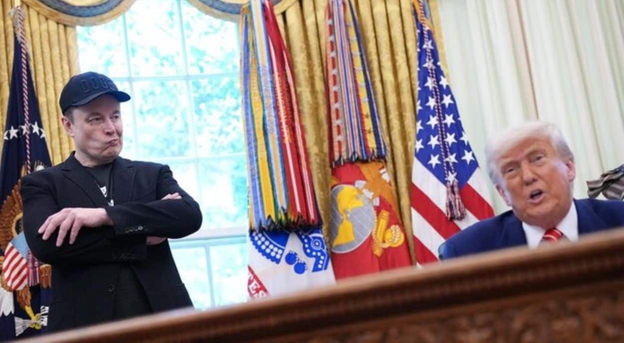 Trump Musk feud 2025