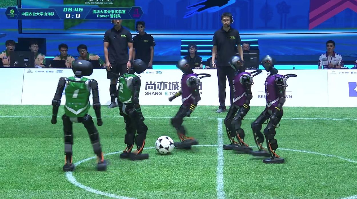 Humanoid Robots Football