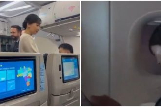 Japan's Princess Kako Econony flight