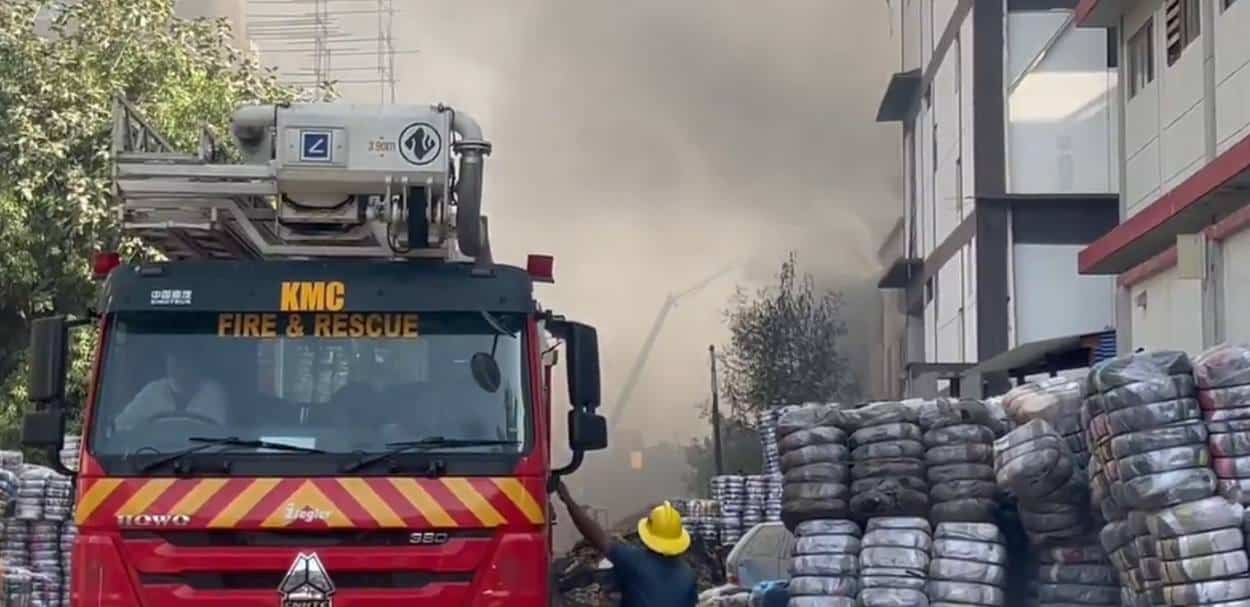 Karachi Landhi Fire