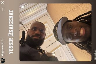 LeBron James Kai Cenat