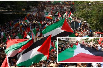 Rome Gaza protest