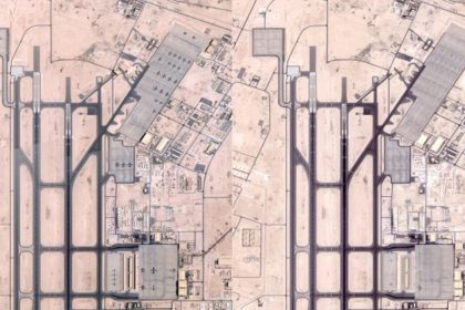 satellite images U.S. military aircraft Qatar