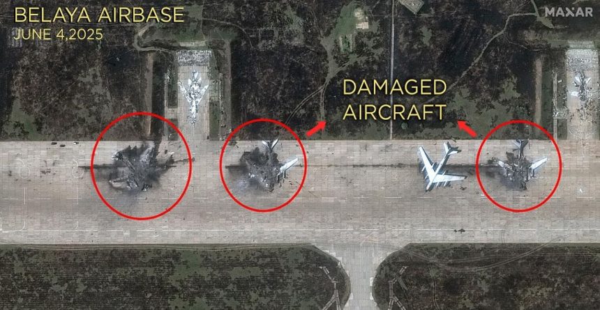 Ukraine drone strike Russia 2025