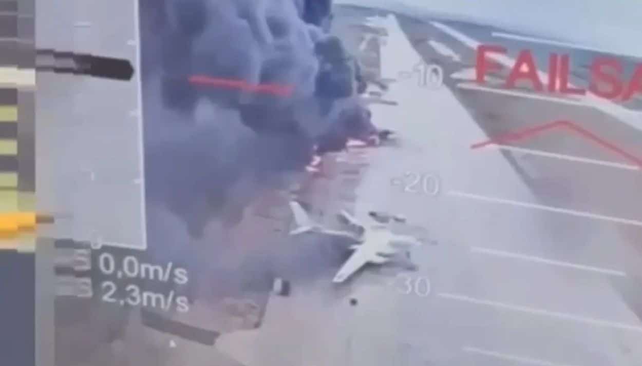 Ukrainian drone strike Russia 2025