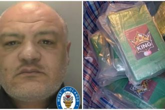 UK police cocaine seizure