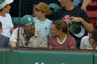 Ben Affleck Jennifer Garner Red Sox game