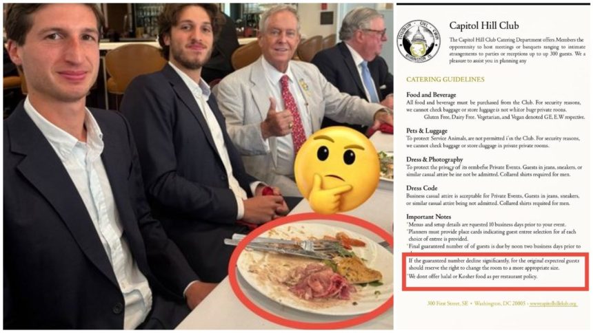 Capitol Hill Club fake halal claim