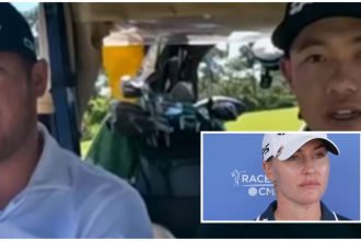Charley Hull outdrives Collin Morikawa