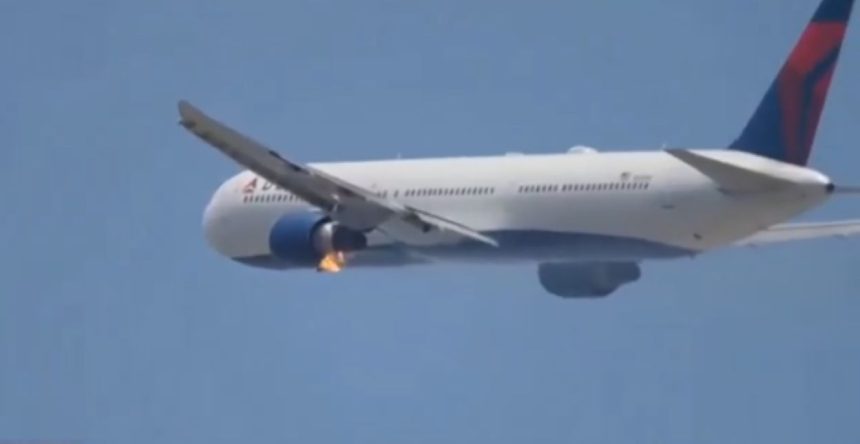 Delta Airlines Boeing 767 emergency landing 2025