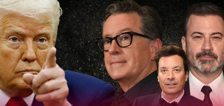 Trump late-night hosts feud