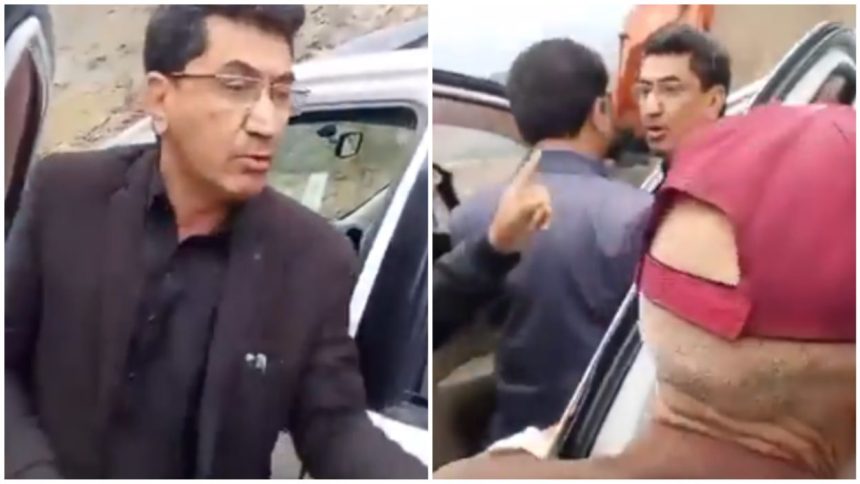 Gilgit-Baltistan minister scuffle with flood victims