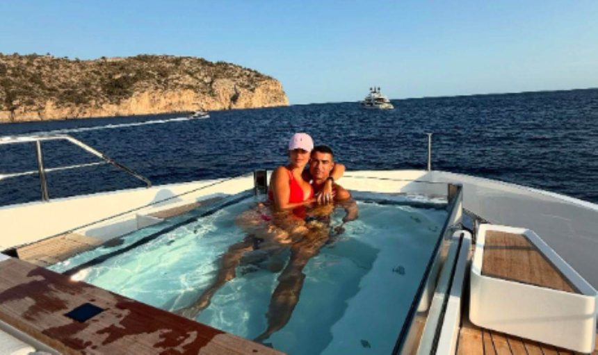 Georgina Rodríguez Cristiano Ronaldo yacht