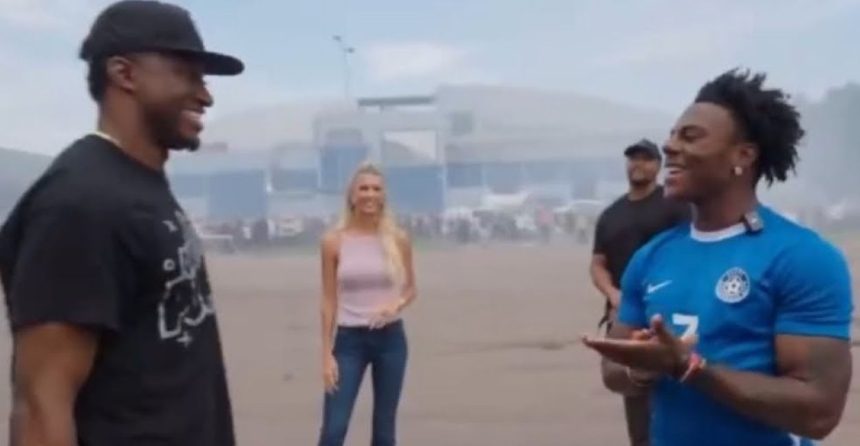 IShowSpeed Robert Griffin III race Estonia
