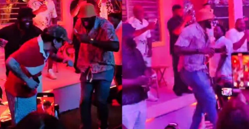 LeBron James Dancing at Bad Bunny Concert