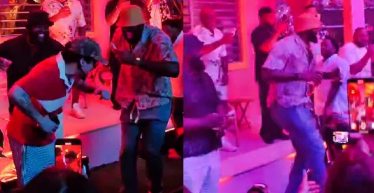 LeBron James Dancing at Bad Bunny Concert