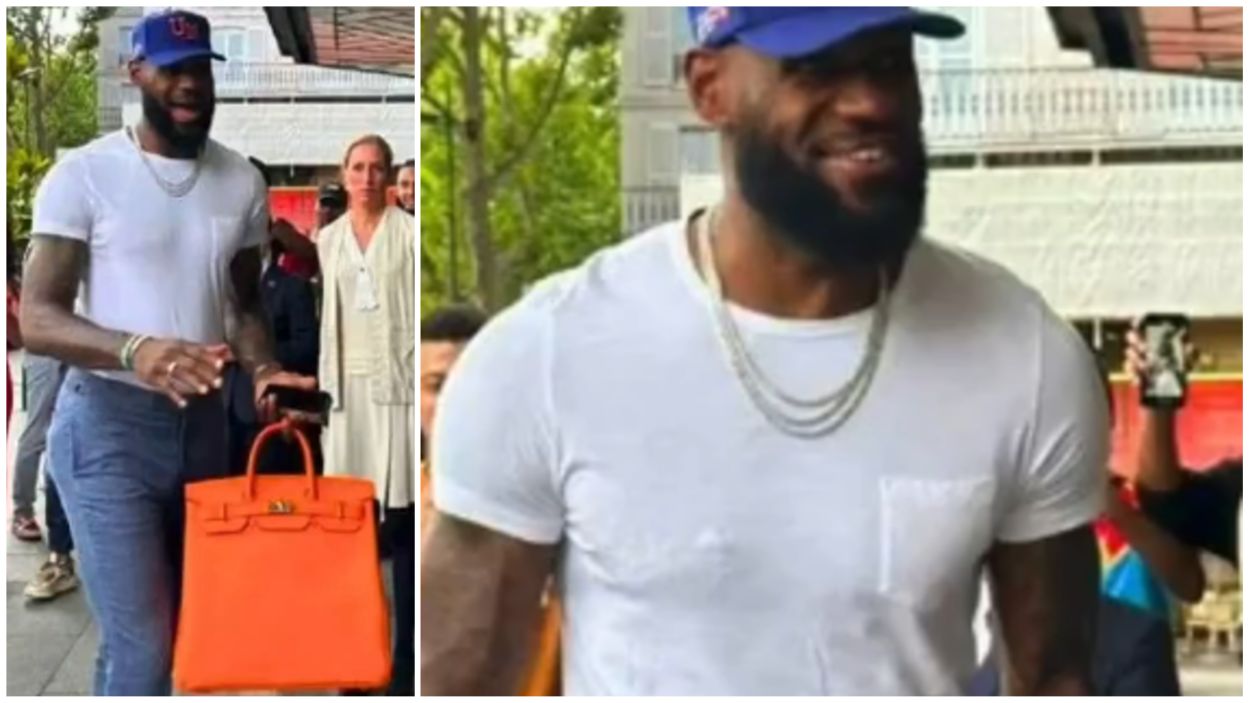 LeBron James orange purse Controversy