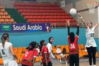 Pakistan Girls Netball team in Asian Youth Championship 2025 in South Korea