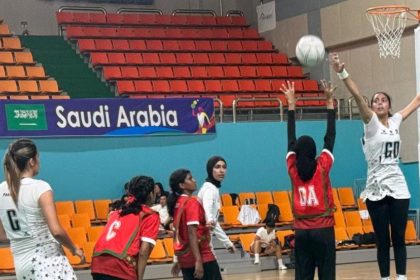 Pakistan Girls Netball team in Asian Youth Championship 2025 in South Korea