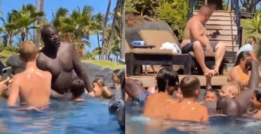 Shaquille O'Neal Pool Party