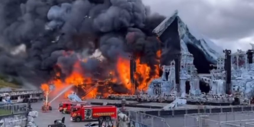 Tomorrowland Stage Fire