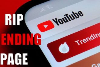 youtube trending page